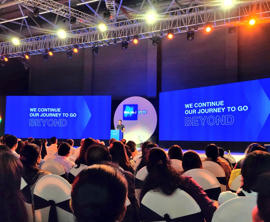 WIONDrive's tweet photo. ₹5,000 crore seems to be the flavour of the month! Just 2 days after the JSW Group-MG Motor JV announcement of the same value, the Bajaj Group today announced 'Bajaj Beyond', the new identity for all its CSR &amp; charitable initiatives. https://t.co/vpxHzlO5hz