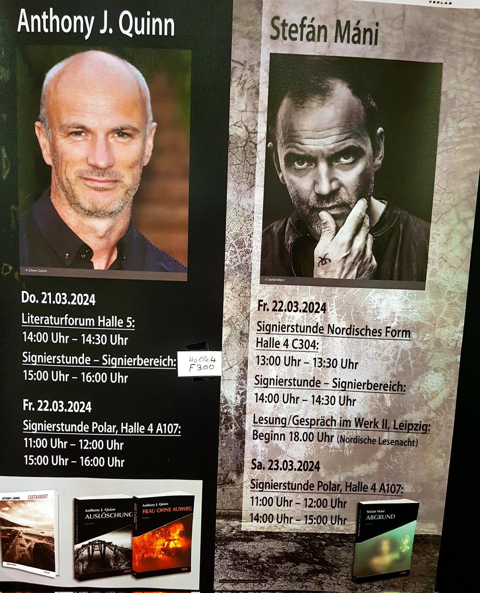 Stefan_Mani_'s tweet photo. Leipzig Buchmesse, with @ajpquinn https://t.co/59BpHAgAVs