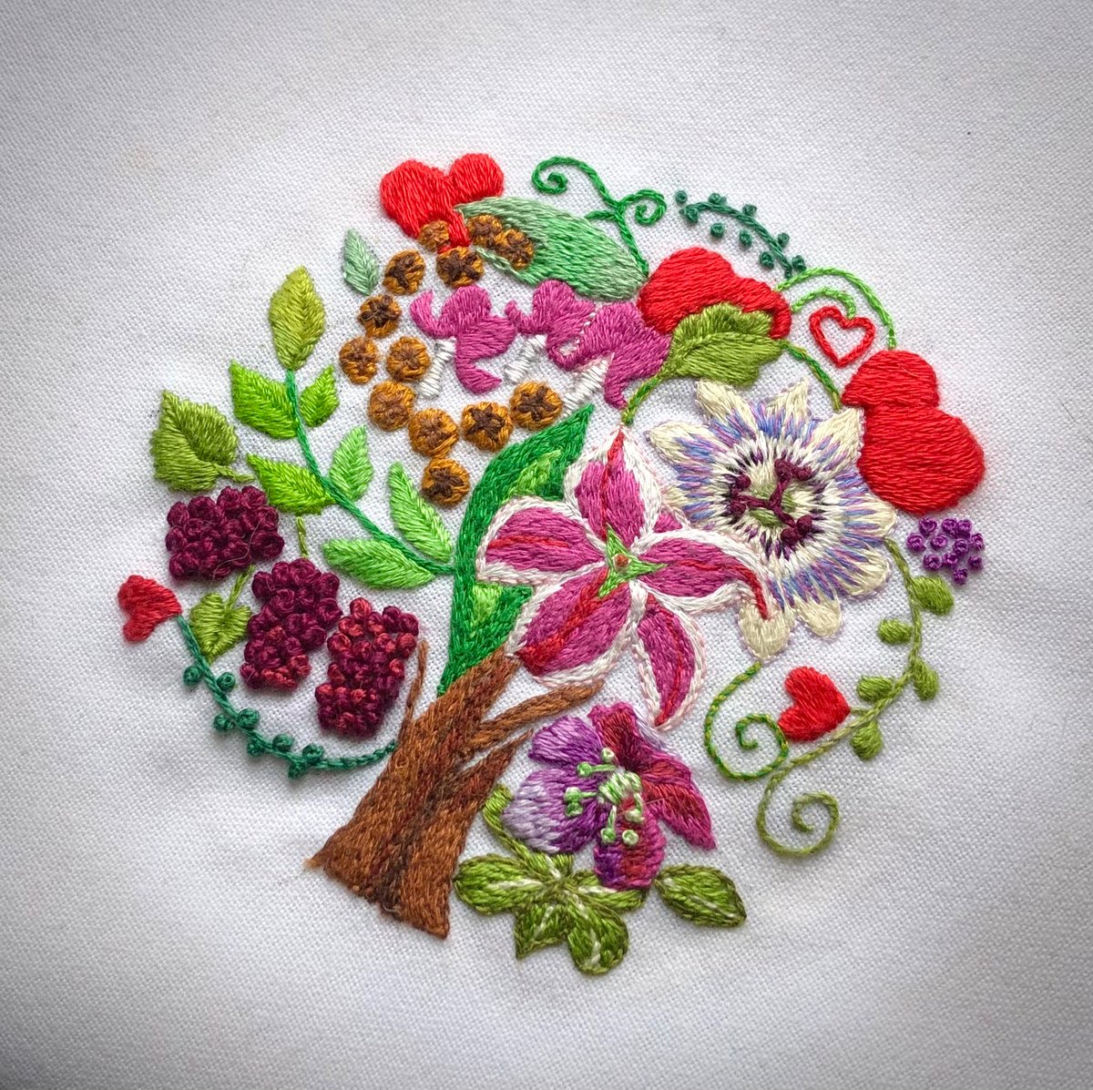 LucyJenko's tweet photo. Tree of life embroidery for a friend in distress
My first piece of art work in 2024 https://t.co/ihxR2MnShY
