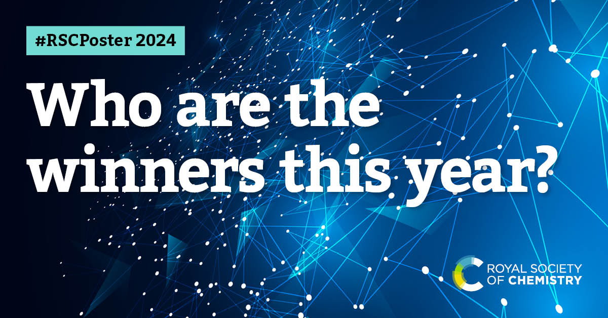 There were so many fantastic posters 🙌 shared during #RSCPoster 2024. Thank you to our community for taking part! Our judges have made their decision – meet this year’s winners 👉 rsc.li/3vtTwCc