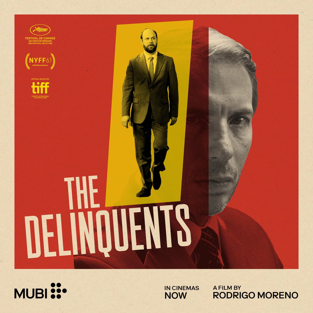 ★★★★★?"This could be a cult classic" <a href="/guardianculture/">Guardian culture</a>
"Genius" <a href="/Theplaylist100/">Theplaylist</a>
"Delightful" <a href="/IndieWire/">IndieWire</a>
Rodrigo Moreno's THE DELINQUENTS is now in cinemas! Find your nearest screening at: mubi.com/thedelinquents