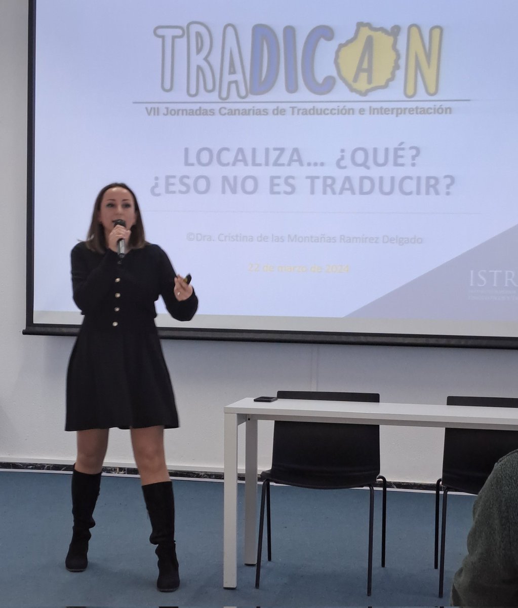 🤩▶️ Es el turno en el <a href="/TRADICANFTI/">TRADICAN</a> de nuestra directora académica, Cristina de las Montañas Ramírez Delgado, que nos habla sobre qué es la localización 🙌.

#istrad #institutotraducción #TRADICANFTI #TRADICAN24
