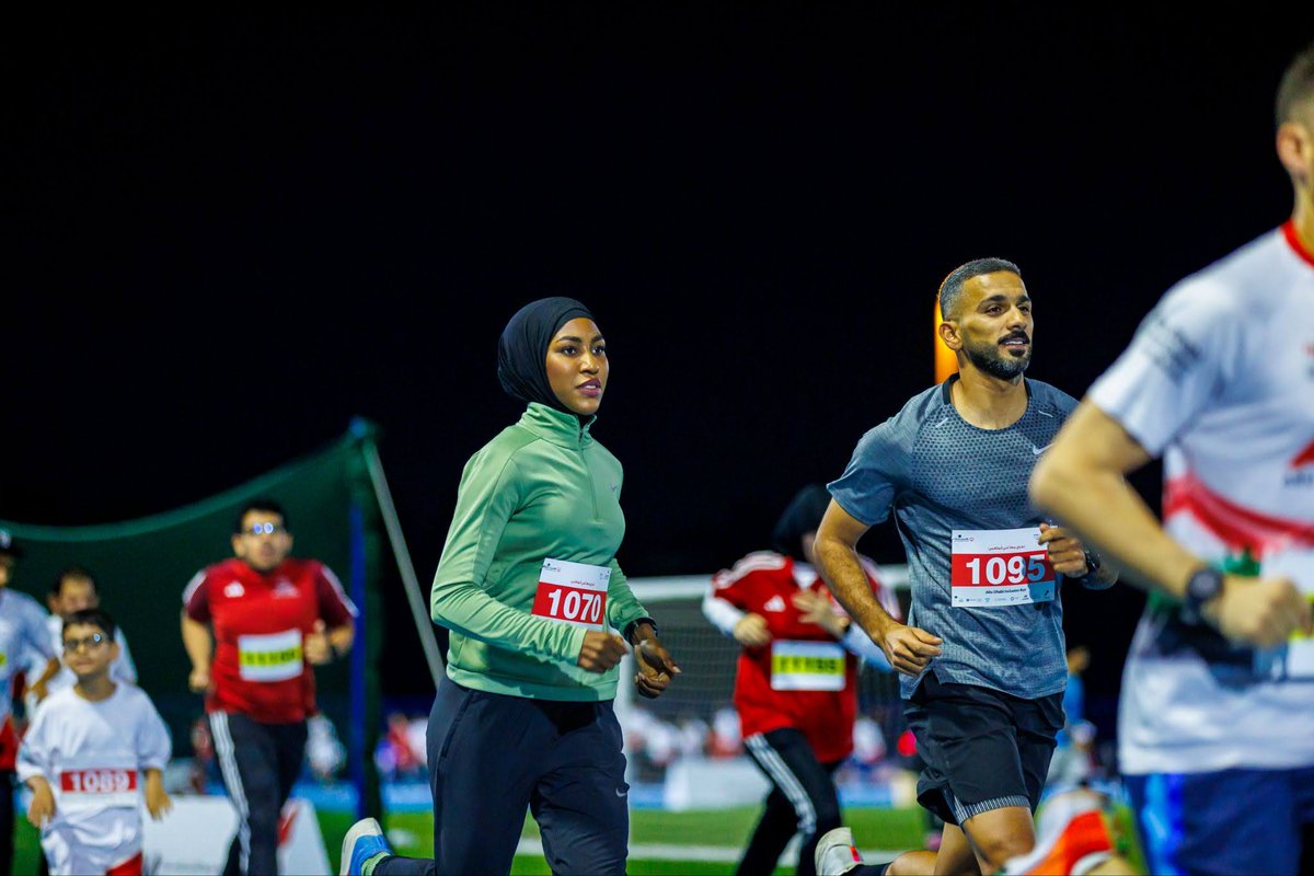 Heartwarming moments to a display of determination, every step of the Abu Dhabi Inclusion Run illuminated with unity. 🌟🏃‍♂️
 
#FindYour360 #MyAbuDhabi360 #InAbuDhabi #InclusionRun #AbuDhabiSportsHub

@uaeso @adsportshub
