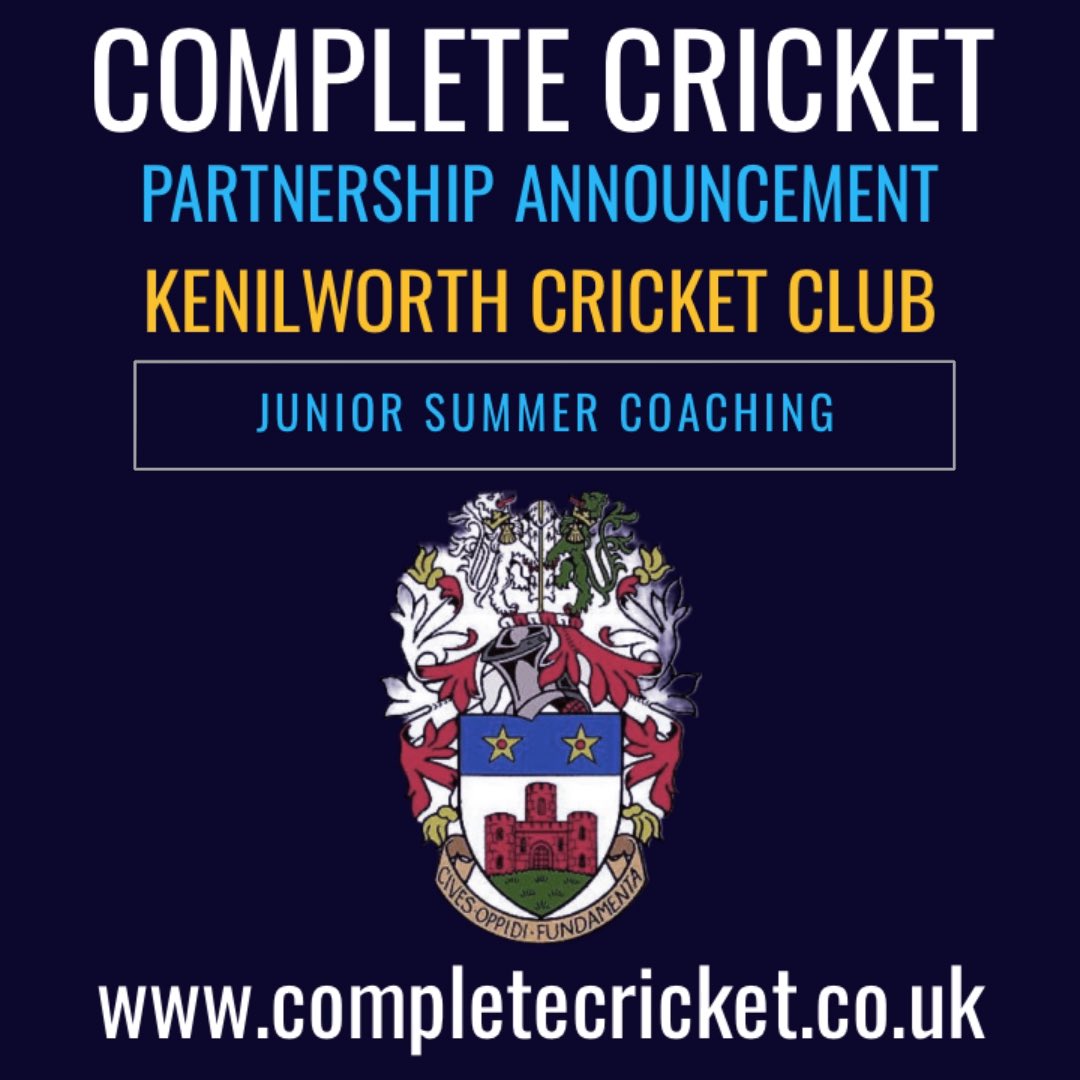 Delighted to be working with @Kenilworth_CC for Summer 2024 & helping deliver their junior coaching programme!! 🙌🏻