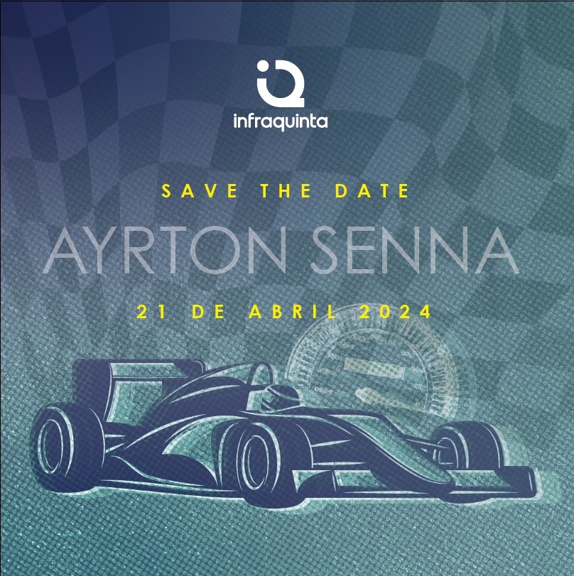 Tribute to Ayrton Senna! 🏎️ Join us on 21st April at QDL for an event honouring the legendary pilot. Organised by Infraquinta, it coincides with the inauguration of the new Garden of Ayrton Senna da Silva Avenue and his Formula 1 car sculpture. More info: infraquinta.pt.