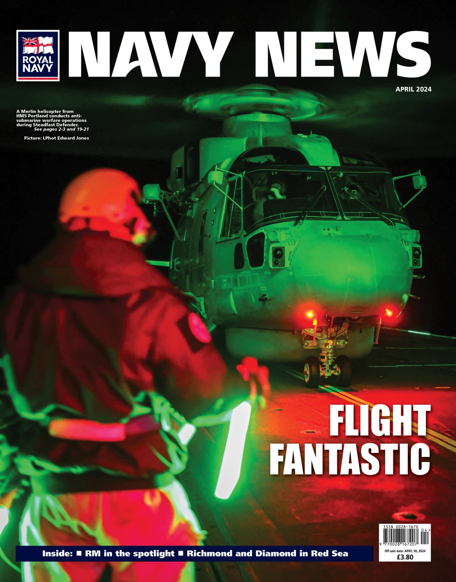 You'd be an April Fool for not picking up this month's Navy News and stuffing your face with all the latest naval action. More than just a coffee table decoration, April's paper contains the latest from the #RoyalNavy's global operations. Subscribe: royalnavy.mod.uk/news-and-lates…