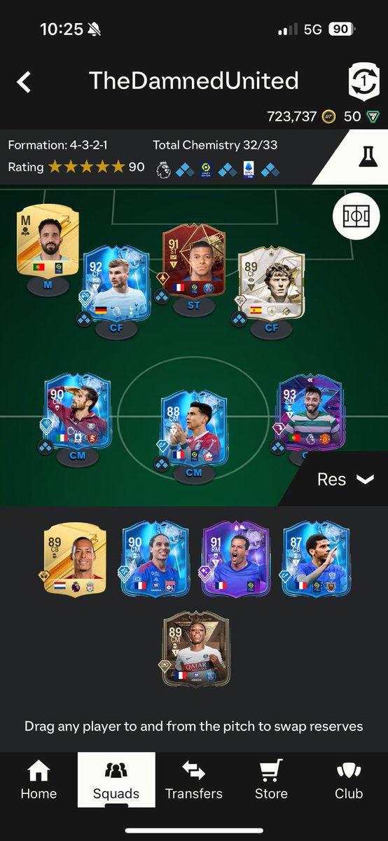Pacolufc1985's tweet photo. @_FCPirate_ @Quick_RageEAFC @EAFCTacticalHub My defence set but how would you set up midfield and attack form my players https://t.co/ZKLnaskBpM