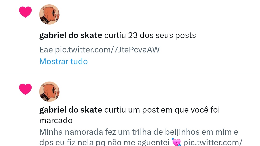 Pq esse esquisito estava me stalkeando, sai fora meu parceiro vai flertar com curtida na cadeia, eu sou casado