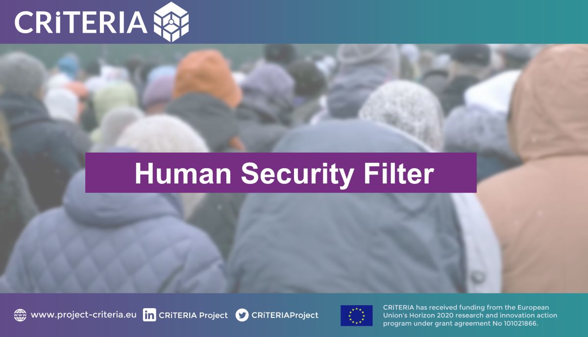 💡In this week's post, @AitanaBogdan shares more insights on the #HumanSecurityFilter that aims to improve #riskanalysis in the context of #bordersecurity by providing a methodology for the proper assessment of #migrant-specific vulnerabilities. ➡️project-criteria.eu/human-security…