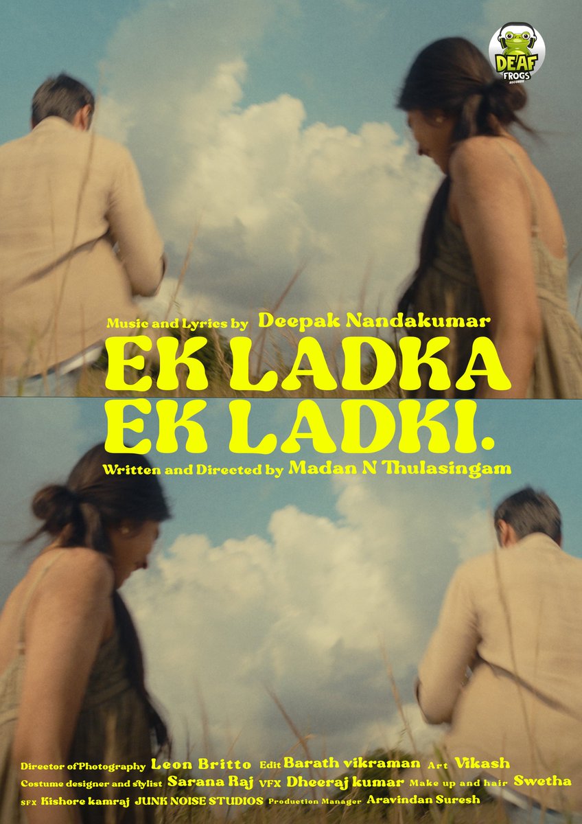 Presenting to you our next single "Ek Ladka Ek Ladki"  #deaffrogs #ekladkaekladki #dforiginals