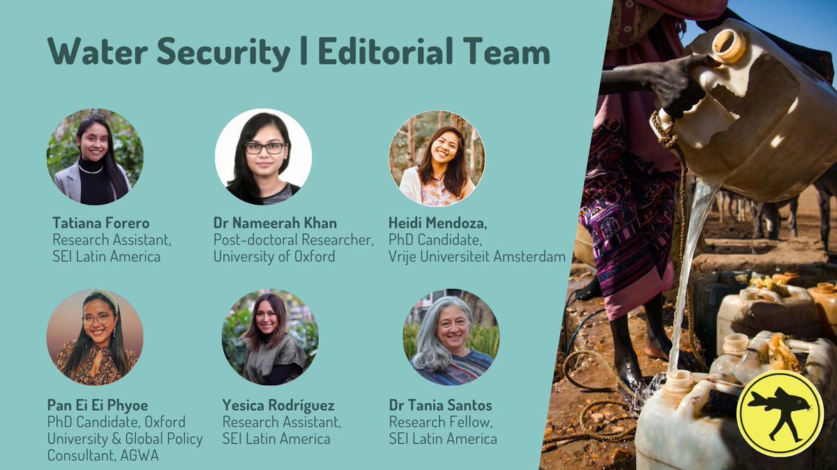 ✨ Meet the Editorial Team for our new #WaterSecurity theme, hailing from Bangladesh, Colombia, Myanmar & the Philippines. 📃 weADAPT Editors bring together and review content to ensure its quality, clarity & relevance. 💧 Explore our new Theme: bit.ly/3INWnJf