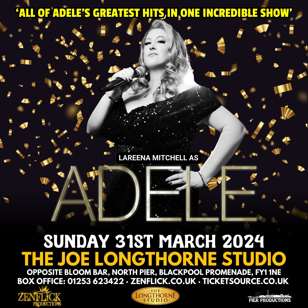 Easter 2024
@JoeLongthorneTh
Sat 30th March #RoyChubbyBrown Sun 31st March #EasterCircus & #Adele #tribute #LareenaMitchell #blackpool #northpier #variety #comedy #family #children #livemusic #easter2024 #fyldecoast #Lancashire