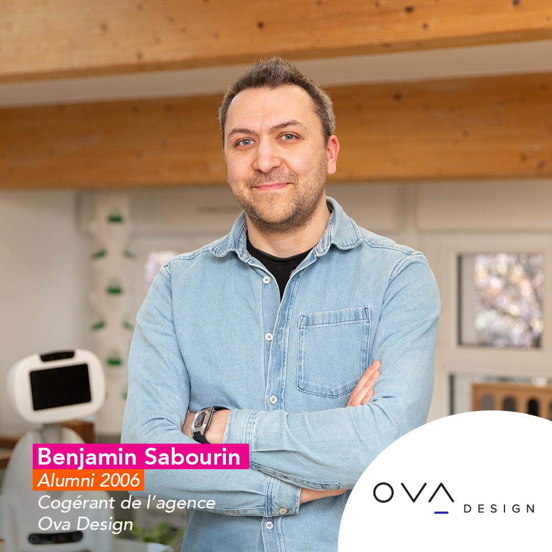 [TÉMOIGNAGE ALUMNI]
Découvrez l’interview sur Condé-Connect de notre alumni Benjamin Sabourin, diplômé en 2006 d’un Mastère Design en recherche, innovation et développement (École de Condé Bordeaux), aujourd’hui co-gérant de l’agence <a href="/ovadesign/">Novara Gautama</a> ! ✨
