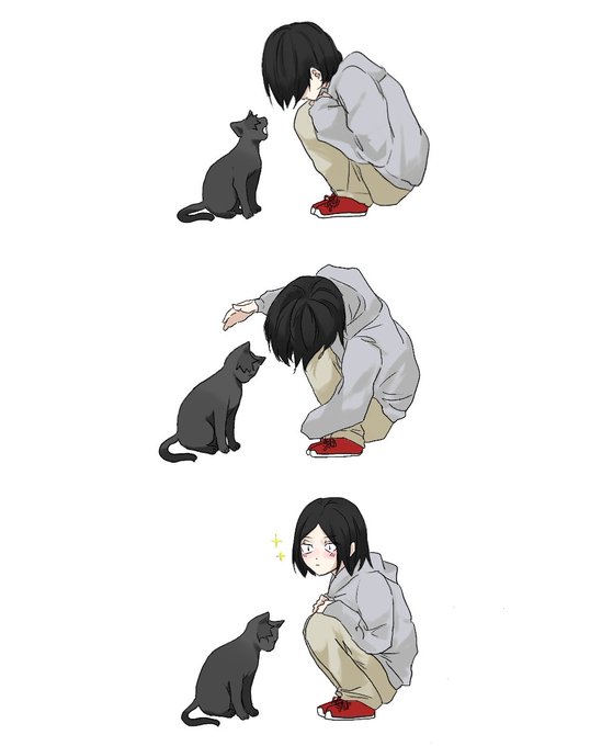 「black hair grey hoodie」 illustration images(Latest)