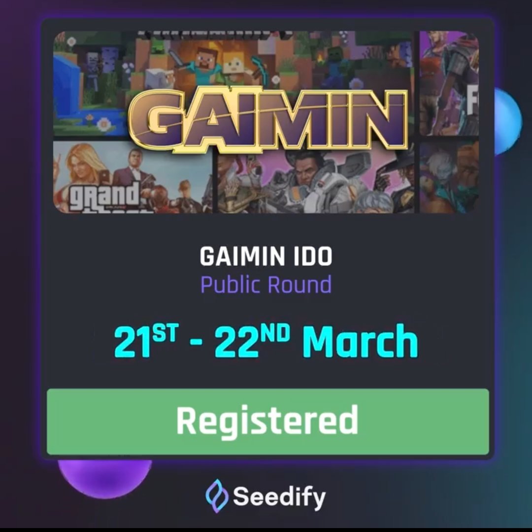 Let’s all Gather here to get Rich TOGETHER:   🟪 Farm $GMRX  Farm $GMRX

<a href="/GaiminIo/">GAIMIN</a>

Comment these 📷📷