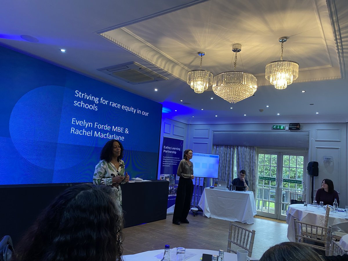 Day 2 #ELPconference2024 begins with striving for race equality in our schools <a href="/Evelynforde1/">Evelyn Forde MBE</a> and Rachel Macfarlane #nolearnerleftbehind <a href="/Esdeg_UK/">ESDEG_UK</a> <a href="/descendants93/">Decided to leave x</a> <a href="/CaribbeanForum/">Black Caribbean Parents Forum</a>