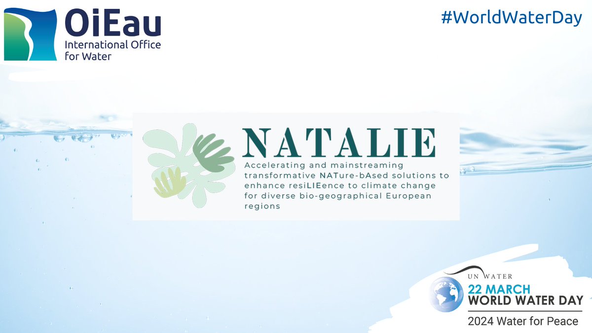 OI_Eau's tweet photo. #OiEauProject @NatalieProject: applying #NatureBasedSolutions to #ClimateChange in #Europe with the dvpmt of 25 concrete & innovative solutions https://t.co/2qBZiOvCNn @HorizonEU #WorldWaterDay #NBS #Innovation #Ecosystems #Governance https://t.co/Gv00T9IPe9