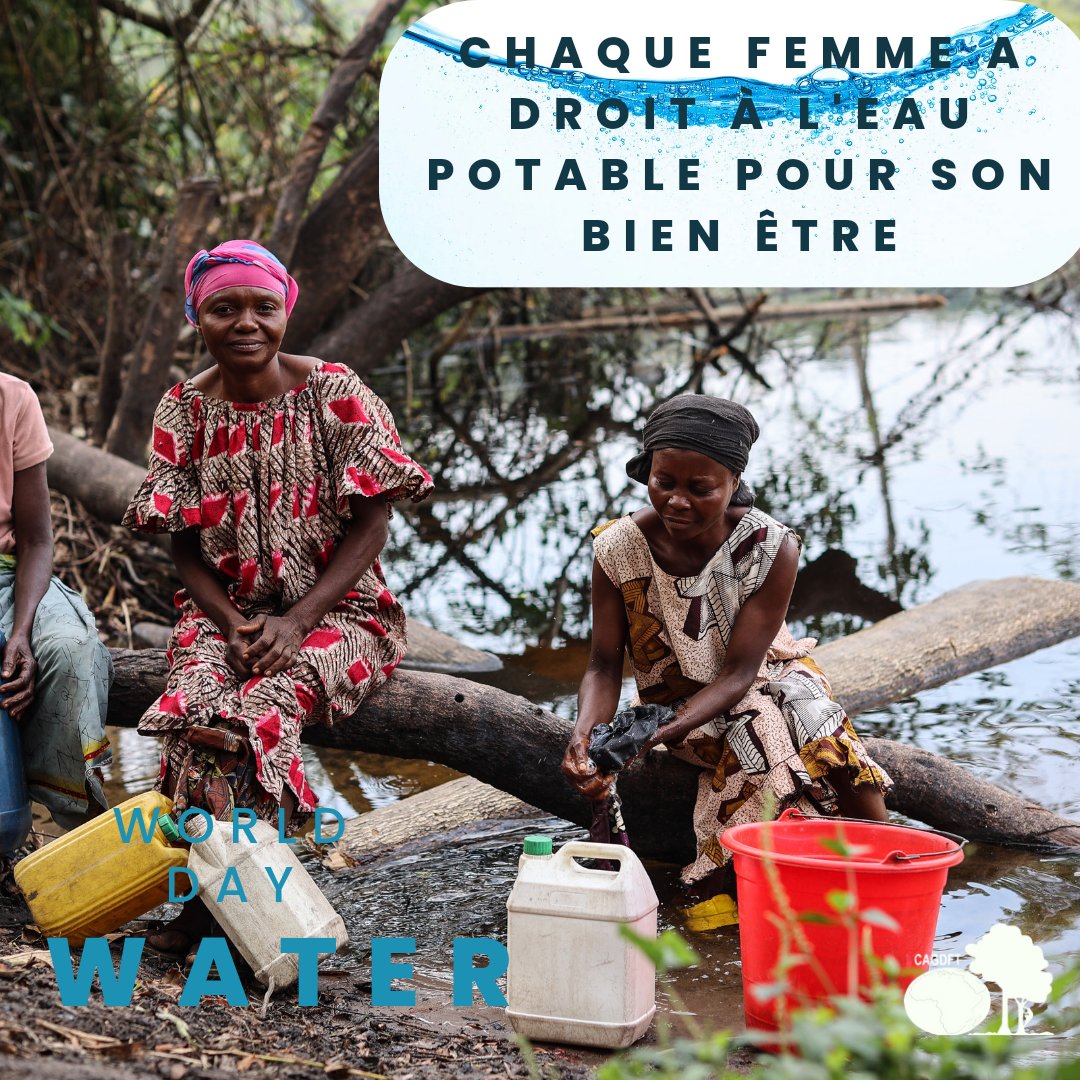 #RDCongo face aux effets d'aggravation du changement climatique, l'accès à l'eau potable dévient une urgence pour les populations surtout pour les femmes
#Forest 
#femmerurale
#WaterDay 
#journee