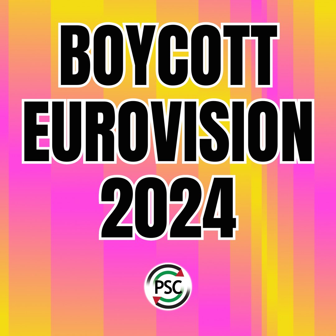 Palestinians have called for a boycott of this year’s Eurovision Song Contest, following the refusal of its organisers, the European Broadcasting Union, to expel genocidal and apartheid Israel from the competition🧵 #BoycottEurovision2024