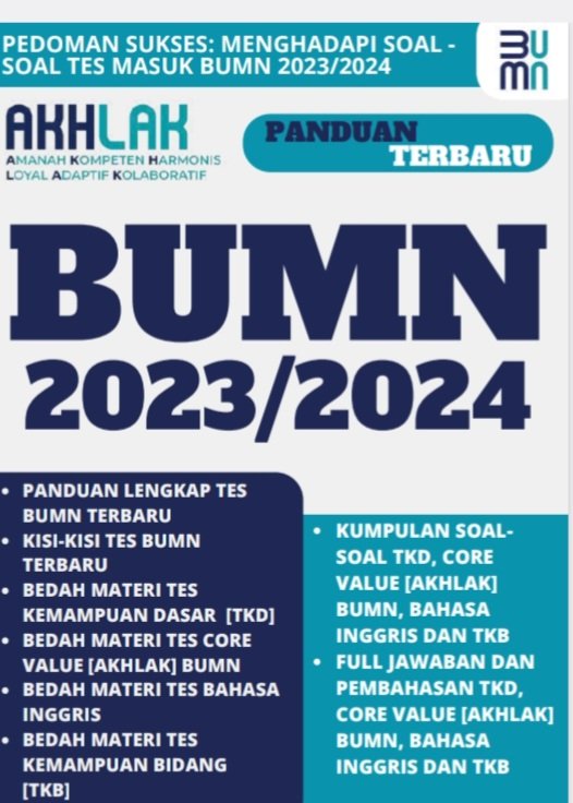 TengMichie's tweet photo. Contoh2 latihan soal BUMN 2024 beserta solusi nya

Pdf link: https://t.co/rG2fBO0kgN

#bumn #bumn2024 #soalbumn https://t.co/PT5xtWaKxs