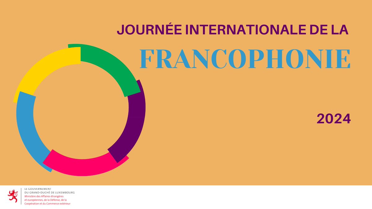 دعونا نحتفل معا بالتنوع اللغوي بمناسبة اليوم الدولي للفرنكوفونية! 🎉 هل تعلم أن الفرنسية كانت لغة رسمية في لوكسمبورغ منذ عام 1984؟#Francophonie #LangueFrançaise #Luxembourg