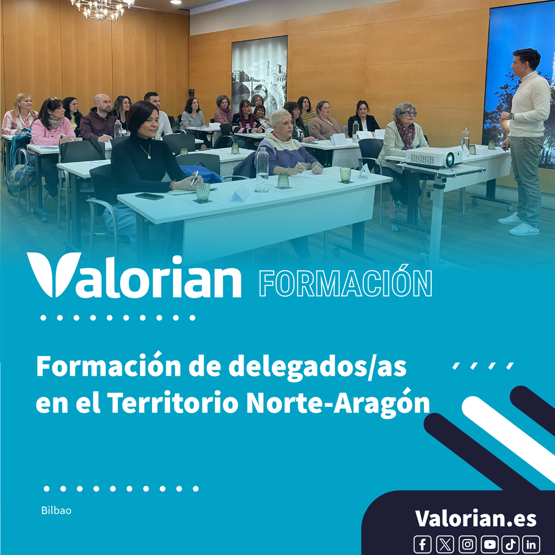 Valorianenred's tweet photo. SESIÓN FORMATIVA EN TERRITORIAL NORTE ARAGÓN
Seguimos trabajando para que nuestros delegados/as puedan dar la cobertura profesional que nos caracteriza.
Más info: https://t.co/24iOfbNROK
#trabajoequipo #sindicatos #Valorian #ECI #Carrefour #Lidl #Supercor #INETUM #VECISA https://t.co/PM9zxsX8sq