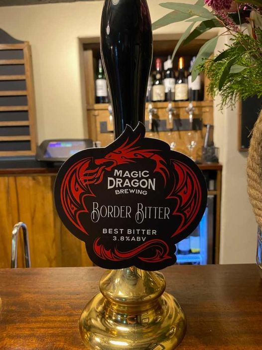 Our Border Bitter is now on at the newly opened Druid Inn Gorsedd. #magicdragonbrewing #borderbitter #bitter #welshbrewery #welshbeer