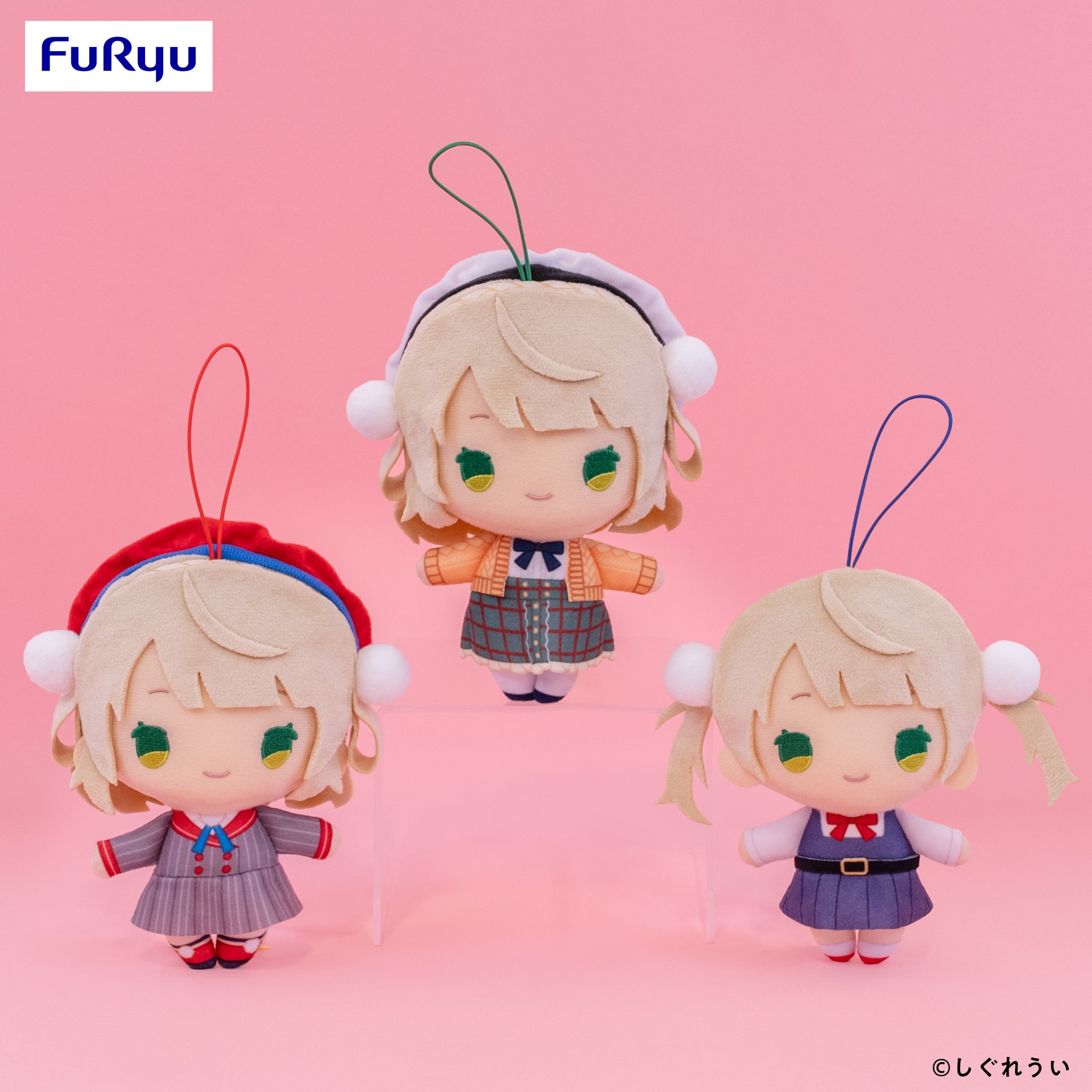 しぐれうい ぬいぐるみ クッション セット - キャラクターグッズ しぐれうい ぬいぐるみ クッション セット - キャラクターグッズ