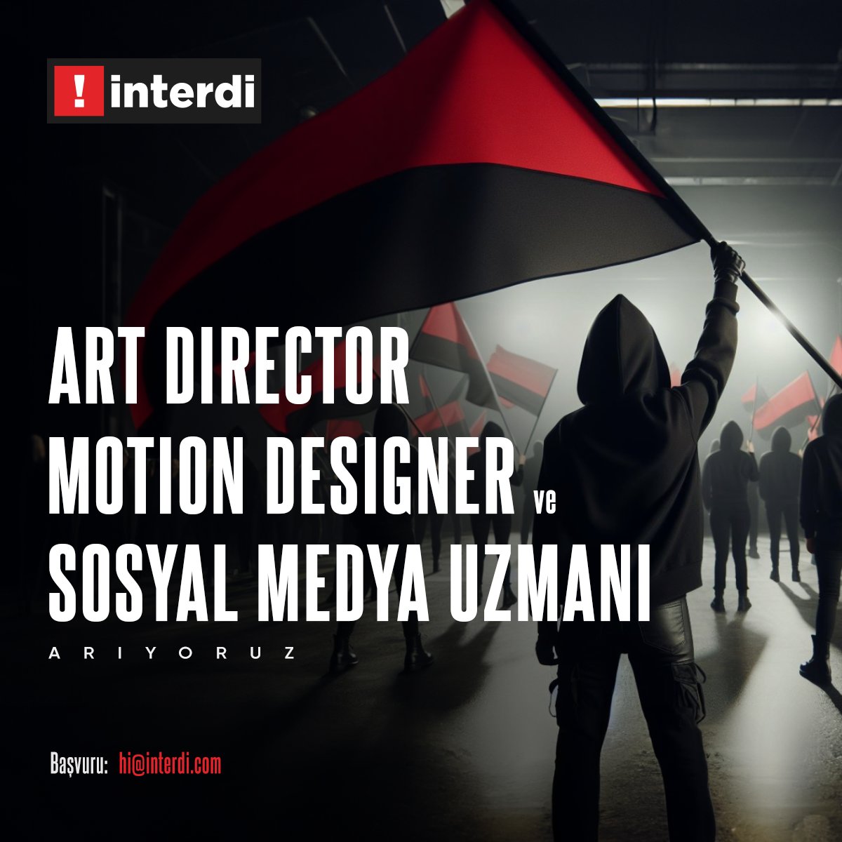 İnterdi, #ArtDirector, #MotionDesigner ve #SosyalMedyaUzmanı Arıyor

ajansisleri.com/interdi-art-di…