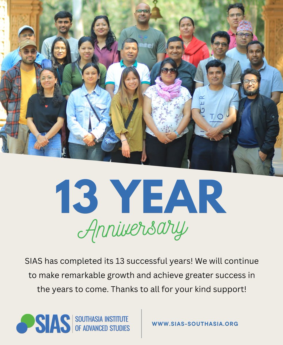 SIAS has completed its 13 successful years!📷We will continue to make remarkable growth and achieve greater success in the years to come. Thanks to all for your kind support! #siasanniversary #SuccessJourney #siasteam #ThankYouAll