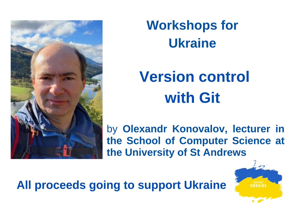 ❗️Our next workshop will be on March 28th, 6 pm CET, titled Version Control with Git! Register or sponsor a student by donating to support🇺🇦! Details: bit.ly/3wBeY4S Please share! #EconTwitter #AcademicTwitter