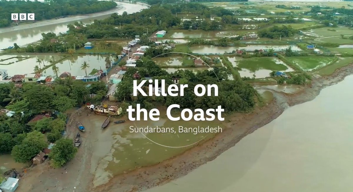 Salinisation: the silent threat of salty water in South Bangladesh💧 On #WorldWaterDay, Dr Pauline Scheelbeek discusses the high salt levels in drinking water caused by #ClimateChange in coastal Bangladesh - the topic of a recent @BBCEarth film📽️ More👉bit.ly/3IOgp6s