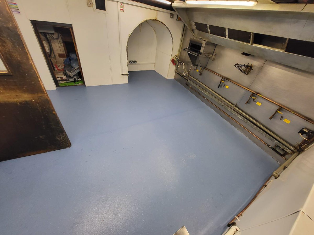 How do you complete a project in 24 hours you ask? Well with HCE that’s how! HCE stripped out the existing equipment and then put a brand new vinyl floor down.