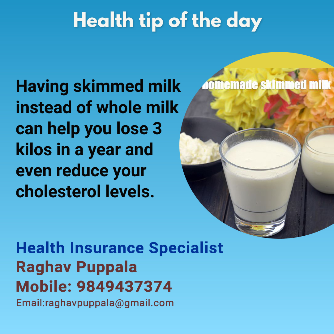 Health tip of the day
#skimmedmilk #wholemilk #instead #lose #year #reduce #cholesterollevels #healthtipoftheday #healthinsuranceadvisor