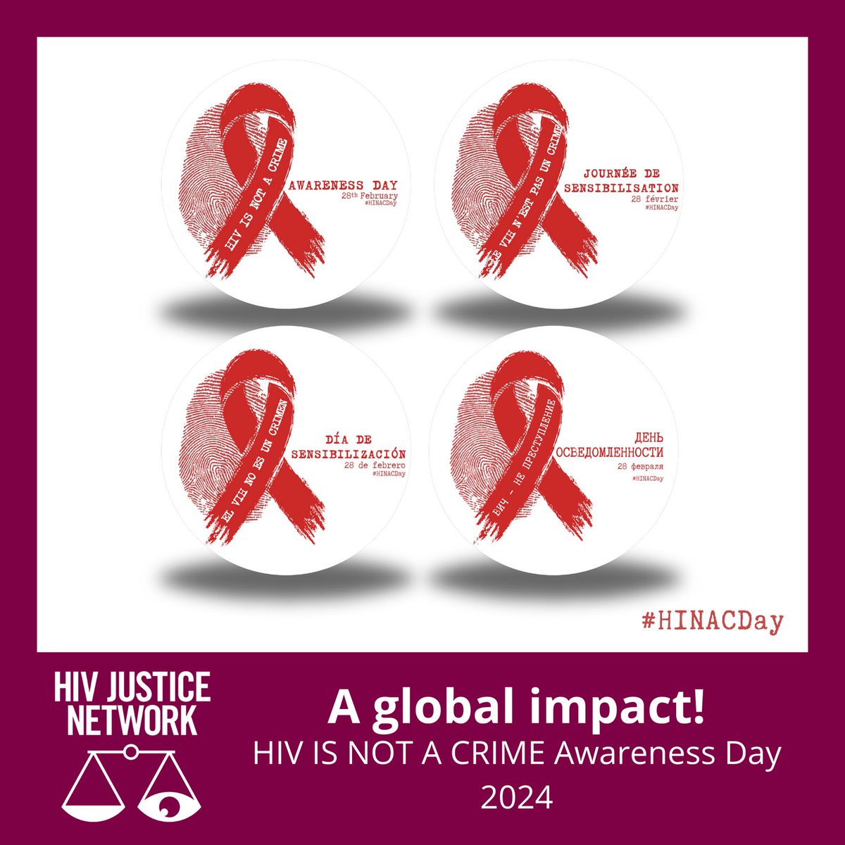 In today's #HIVJustice News read about the global impact of #HINACDay, plus the latest #HIV criminalisation news + cases + #GlobalHealth, #DrugPolicy, #LGBTI, #Prisons, #SRHR + #SexWork news relevant to #HIVjustice advocates mailchi.mp/hivjustice.net…