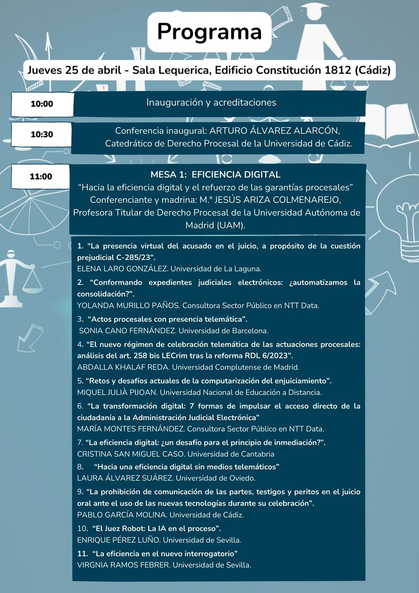 processulus's tweet photo. Querida comunidad de Processulus: 
Ya tenemos el programa de la IX edición. Muchas gracias a todos por mantener tan vivo este proyecto. Un abrazo https://t.co/6YdAyKlgPM