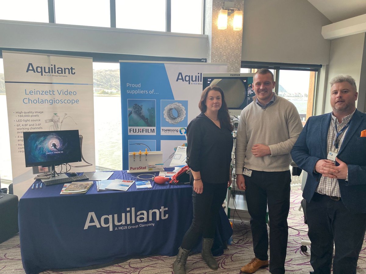 AquilantGI's tweet photo. We are back supporting day 2 of @WAGE_media with our colleagues @Aquilant_Endo! #WAGESpring2024
Visit Laura and Tom on the stand to learn about #PuraStat and our range of #Medwork accessories, as well as #Leinzett our new #videocholangioscope
#bleedmanagement #ERCP https://t.co/OSh97phWhQ