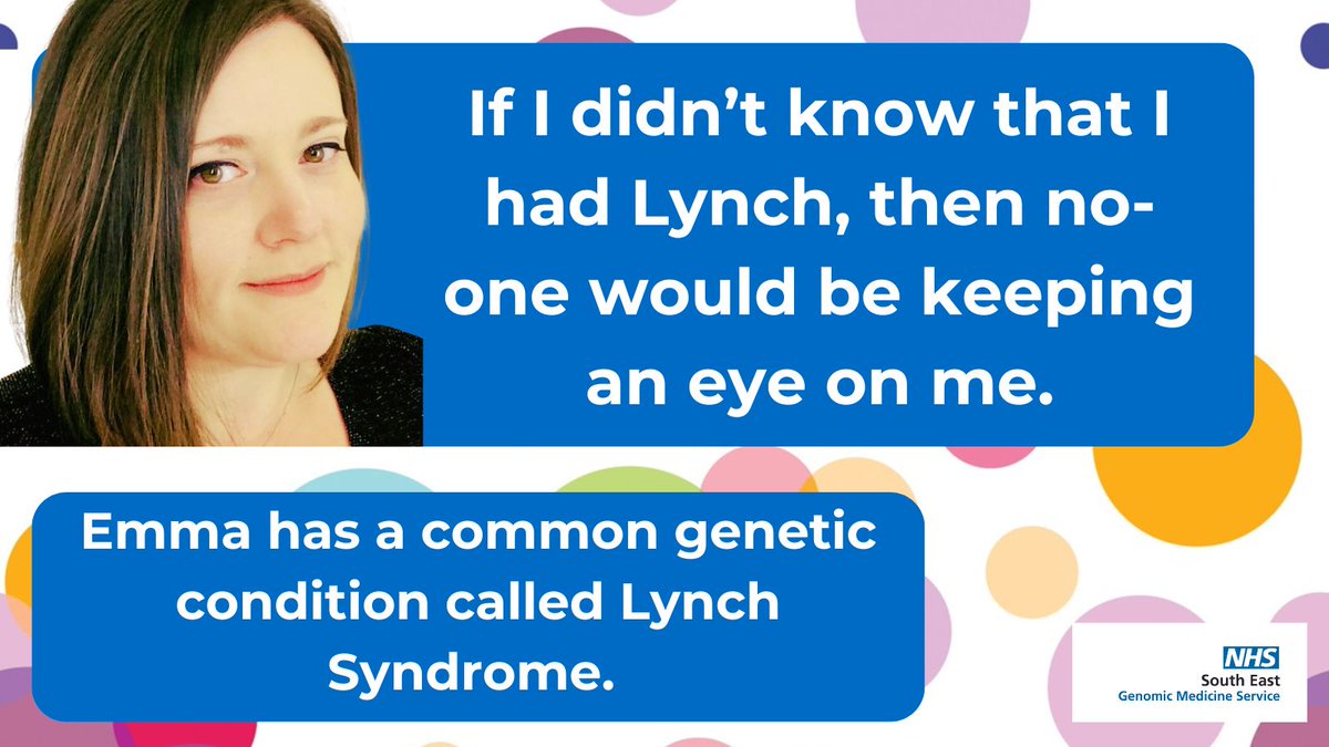 Today we're introducing Emma from #Canterbury. Emma has Lynch Syndrome and she wants everyone to know more about it this #Lynch Syndrome Awareness Day. Read Emma's story here bit.ly/4apotGB