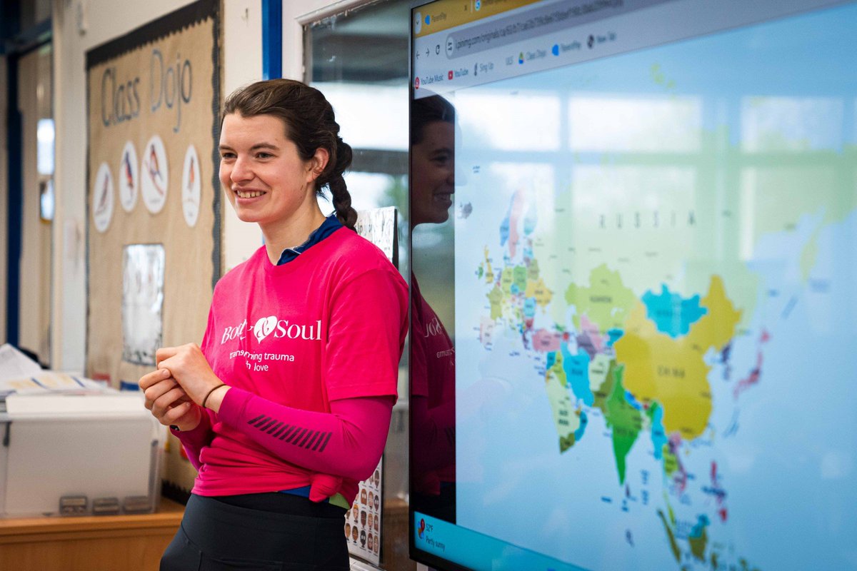 Esme, a past pupil of @ShiphamSchool set off on an epic journey across continents on Monday. She's cycling from Shipham to Singapore to raise awareness and money for @bodysoulcharity you can follow her journey and make a donation here: rb.gy/feyemj