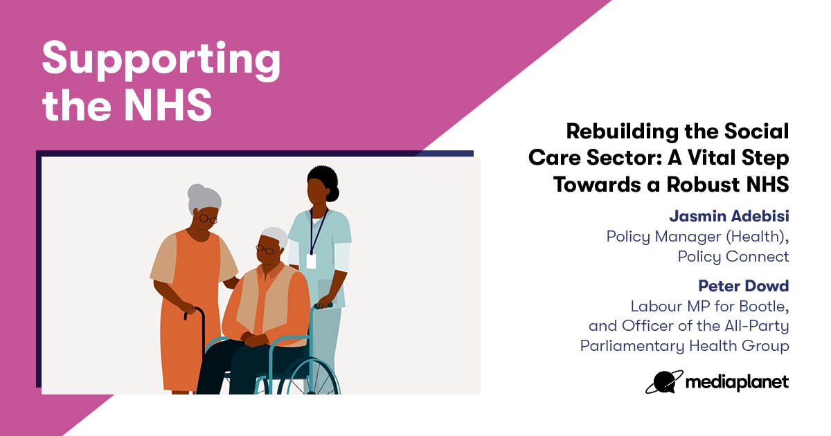 “Investing in social care is an investment in pressure alleviation for the NHS”. @JasminAdebisi has co-authored an article with @Peter_Dowd MP on the need for a long-term Social Care workforce plan as part of @MediaplanetUK ‘Supporting the NHS’ campaign: healthawareness.co.uk/supporting-the…