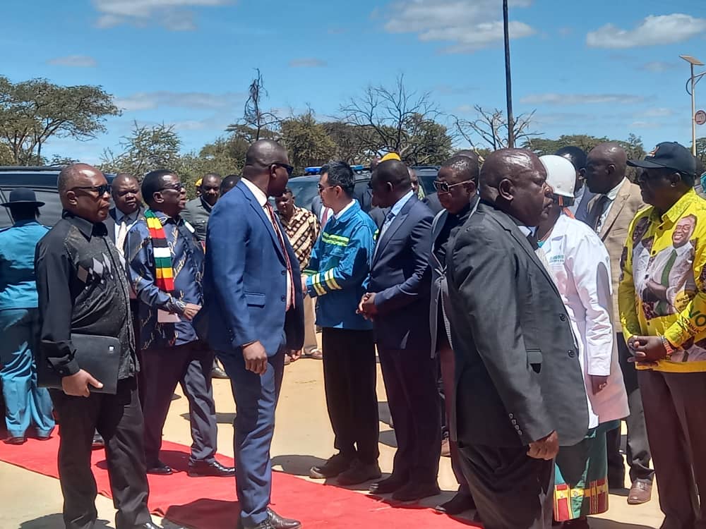 nash_wevhu's tweet photo. President @edmnangagwa has arrived for a tour of the US$1,5 billion Dinson Iron and Steel Plant in the Manhize area near Mvuma in Midlands Province to gain an appreciation of the massive project, which is nearing completion. @Disco_Zimbabwe https://t.co/pQhXb88xSY
