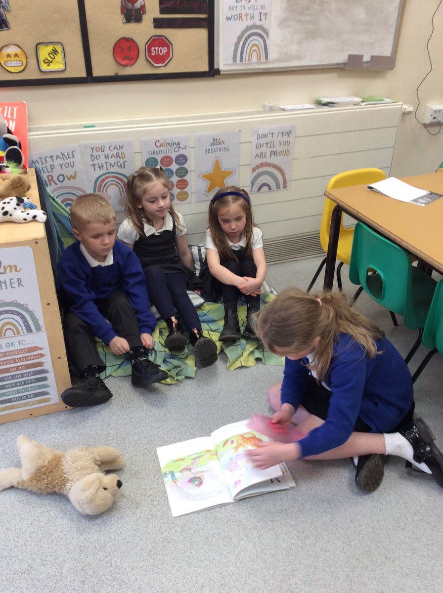 Over the last few weeks Class Brook have really enjoyed the Year 5 children coming to see us and sharing books with us. It is really encouraging us to have a Love of Reading!