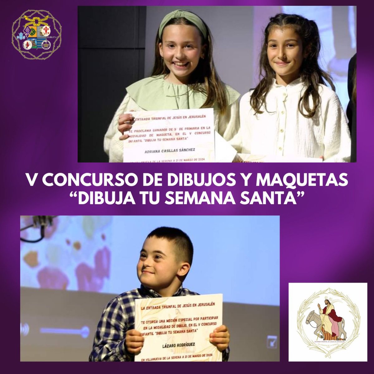 jhcvva's tweet photo. GRACIAS por los más de 400 trabajos presentados por el alumnado de los centros Cervantes, Santiago Apóstol y Conquistadores. Puedes verlos en la Casa de la Cultura.
#SemanaSanta2024 #SemanaSantaVillanueva #SSVva #Pasion2024 #JuntaDeCofradíasVvaSerena #SemanaSantaVillanovense https://t.co/IJLlO0qebf