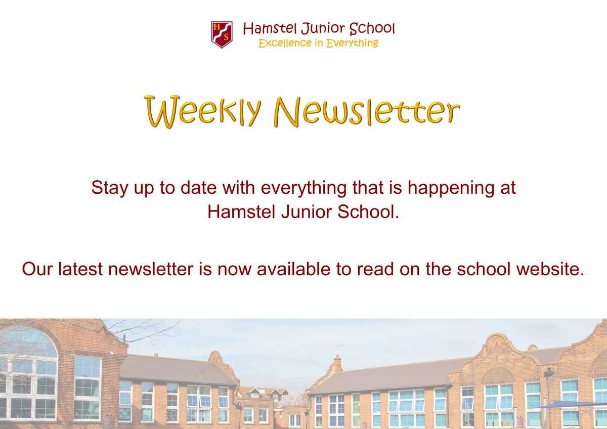 hamsteljuniors's tweet photo. Click the link to read this week's Newsletter: https://t.co/syaoeTKbJ0 https://t.co/bGLVFkjFDe