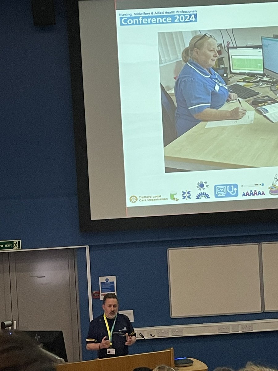 Great presentation by @markkeegan24 on the development of the Trafford Elective Hub and a special nod to the importance of the education and simulation programme @TraffordTheatre Great to hear such focus on continued education! #NMAHPMFT24 @RNLouiseWareing @LisaWee10 @ZoeNeedham3