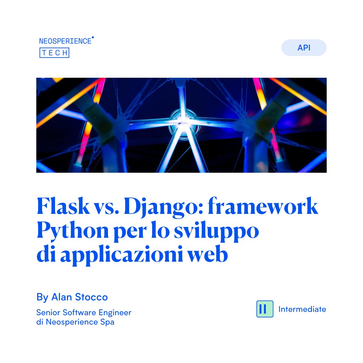 Neosperience Tech è dove condividiamo approcci, metodologie e competenze tecnologiche. In questo articolo il collega Alan Stocco confronta i framework #Python #Django e #Flask.

Scopri ➡️ lnkd.in/dKH_YJnj

Grazie Alan per aver condiviso le tue conoscenze!

#neosperience