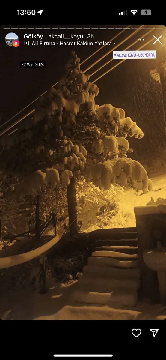 Ordu’nun yüksekleri bildiğimiz gibi 🥶❄️