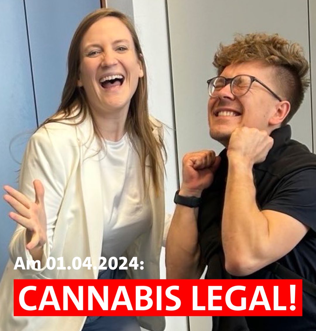 Gerade hat der Bundesrat das #Cannabisgesetz passieren lassen. In 10 Tagen ist Cannabis legal & die Kriminalisierung von Millionen Menschen im Land endet. Danke an alle, die an diesem Gesetz gearbeitet haben. Danke @kliemarv, das gesamte Team in der @spdbt & @Karl_Lauterbach! ❤️