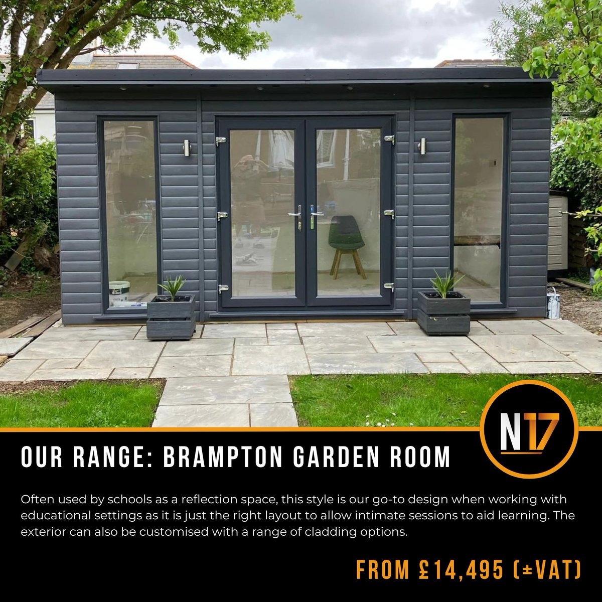 Number17Ltd's tweet photo. Not sure how you want your garden room to look? We have 12 design ideas for you to choose from, that can also be adapted to suit your specific requirements.

Need something similar? Or have a project in mind? Reach out to us today for a free site visit &amp; no obligation quote. https://t.co/YyPbAI0j0J