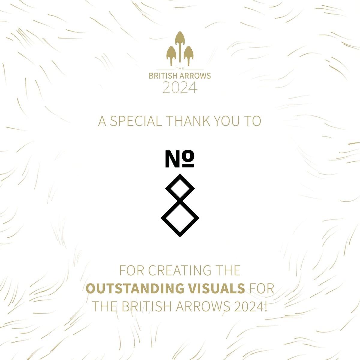 A special thank you to No.8 For creating the outstanding visuals! #BA23 #BA23 #BritishArrows #advertising #award #celebration